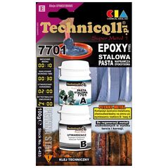 Technicqll Pasta epoksydowa stalowa Super Metal 1 7701 100g E-433