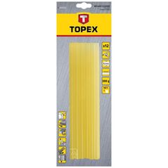 Wkłady klejowe Topex 11 mm x 250 mm żółte 12 szt. 42E171