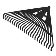 Profix Grabie plastikowe nieoprawione 43 cm czarne 12255