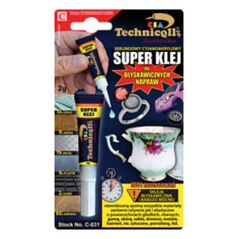Technicqll Klej sekundowy super klej 2g na blistrze (C-031)