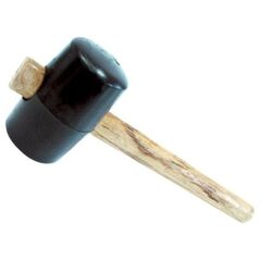Mega Młotek gumowy rączka drewniana 225g  (12001)