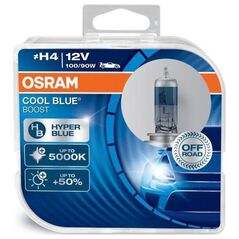 Osram Automobilinės lemputės Osram Cool Blue Boost H4, 100/90W, 2 vnt.