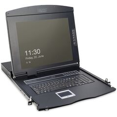 Digitus Assmann 17IN VGA TFT CONSOLE. 8-PORT/GERMAN KEYBOARD LAYOUT IN