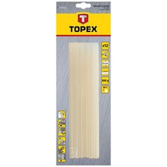 Wkłady klejowe Topex 11 mm x 250 mm przezroczyste 12 szt. 42E113