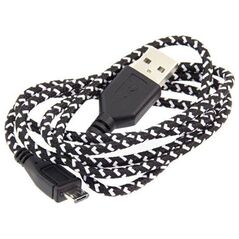 Kabel USB Hertz USB-A - microUSB 1 m Czarny (V31AC-KK21C)