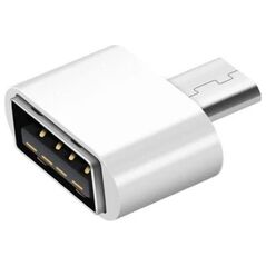 Adapter USB Hertz AK53B microUSB - USB Biały  (2092-uniw)
