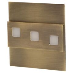 Oprawa schodowa Orno Lepus LED mosiądz mat (OR-OS-1531L3/BR)