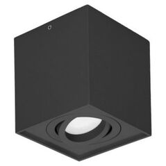 Lampa sufitowa Orno CAROLIN DLS GU10 downlight max 35W, IP20, kwadrat, czarny