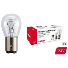 AMiO Żarówki halogenowe P21/5W BAY15D 24V 21W/5W 10szt. (E4)