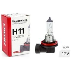 AMiO Żarówka halogenowa H11 12V 55W filtr UV (E4)