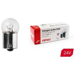 AMiO Żarówki halogenowe R5W BA15s 24V 10szt.