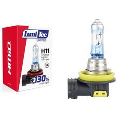 AMiO Żarówka halogenowa H11 12V 55W LumiTec LIMITED +130%