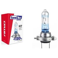 AMiO Żarówka halogenowa H7 12V 55W LumiTec LIMITED +130%