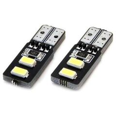 AMiO Żarówki LED CANBUS 4SMD 5730 T10 (W5W) White