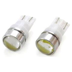 AMiO Żarówki LED STANDARD T10 W5W 3xCOB HP 1,5W 12V z soczewką