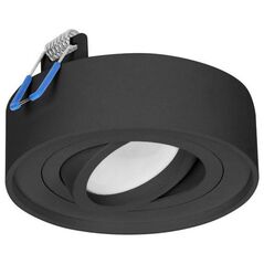 Orno SORMUS R ramka dekoracyjna oprawy punktowej, MR16/GU10 max 50W, regulowana, koło, czarna OR-OD-6169/B