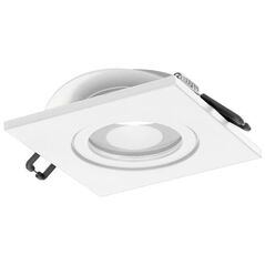 Orno DARI R ramka dekoracyjna oprawy punktowe, MR16/GU10 max 50W, kwadrat, biała IP44 OR-OD-6171/W