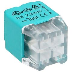 Orno Złączka instalacyjna wciskana 6-przewodowa, dwurzędowa, na drut 0,75-2,5mm2, IEC 300V/24A 50 szt. OR-SZ-8004/4/100