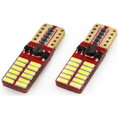 AMiO Żarówki LED AMIO W5W T10 24xSMD 4014 (canbus)