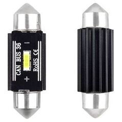 AMiO LED CANBUS 1 SMD UltraBright 1860 Festoon 36mm White 12V/24V