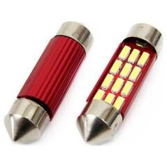 AMiO LED CANBUS 12SMD 4014 Festoon 36mm White 12V/24V