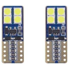 AMiO LED CANBUS 8SMD 2835 T10e (W5W) White 12V/24V