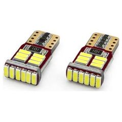 AMiO LED CANBUS 18SMD 4014 T10e (W5W) White 12V