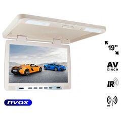 Nvox Monitor podwieszany podsufitowy LCD 19cali cali LED FM IR VGA... (NVOX RF1980 BE)