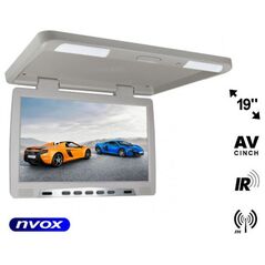 Nvox Monitor podwieszany podsufitowy LCD 19cali cali LED FM IR VGA... (NVOX RF1980 GR)