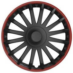 Kołpak Versaco 10295 Kołpak Crystal 16 cali Black&Red (czarny z czerwoną obwódką)