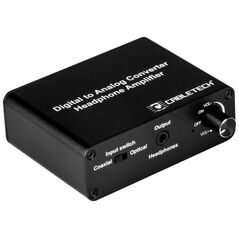 Adapter AV Cabletech Toslink - RCA (Cinch) czarny (ZLA0857-3)