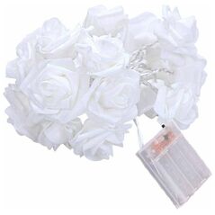 Aptel GIRLANDA 10DIOD LED W KSZTAŁCIE RÓŻ 150cm biała ZD73B