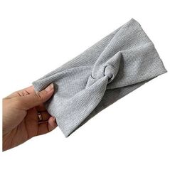 Aptel OPASKA DO WŁOSÓW Z KOKARDĄ rozm. uniwersalny szara 9x23cm BQ47D