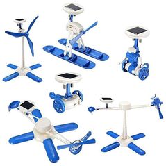 Aptel ZESTAW SOLARNY 6w1 ZABAWKI EDUKACYJNE helikopter robot AG211D