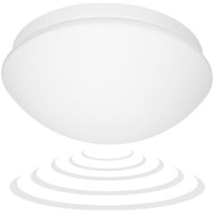 Lampa sufitowa Orno Plafoniera MARIN z czujnikiem mikrofalowym 60W E27 IP44 AD-PL-303WE27SMM