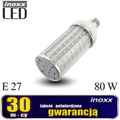 Nvox Żarówka e27 led corn 80w metalowa 3000k ciepła