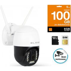 Kamera IP Blow Kamera Obrotowa GSM LTE SIM 3MP Śledzenie +SD128GB
