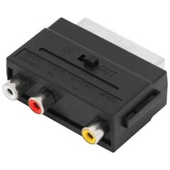 Adapter AV Blow PRZEJŚCIE EURO SCART Z NA 3X RCA CHINCH DWUSTRONNE