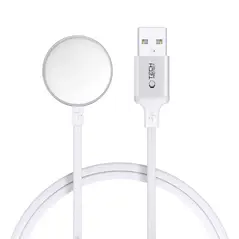Tech-Protect MC02 Ultraboost Magnetic Charger USB-A Cable 100cm Apple Watch White