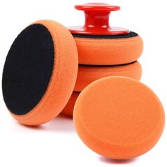 AMiO Zestaw gąbek do woskowania z uchwytem 10cm, 5szt.