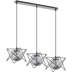 Lampa wisząca Orno CORRADO 3P, lampa wisząca, E14  max. 3x 40W, chrom