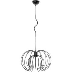 Lampa wisząca Orno BOLA 1P, lampa wisząca, E27 max. 60W, czarna
