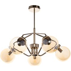 Lampa wisząca Orno BULAT 5P, lampa wisząca, E14 max. 5x40W, złota