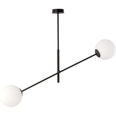 Lampa wisząca Orno LAINA lampa wisząca, moc max.2x40W, E14, czarno-biała