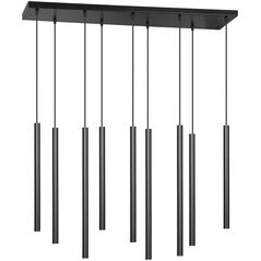 Lampa wisząca Orno HARMONI lampa wisząca, moc max.9x20W, G9, czarna
