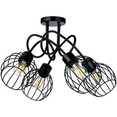Lampa sufitowa Orno MARBELLA lampa wisząca, moc max. 4x60W, E27, czarna