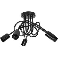 Lampa sufitowa Orno MALAGA lampa wisząca moc max. 5x60W, E27, czarna
