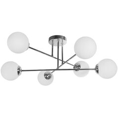 Lampa wisząca Orno LEIA 6P E27, lampa wisząca, max. 6x60W, chrom
