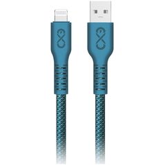 Kabel USB Orno USB-A - Lightning 0.9 m Niebieski (CABEXCIMMOUALI0.9MIX)
