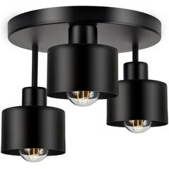 Lampa wisząca Orno RAMOS lampa wisząca, moc max. 3x60W, E27, czarna